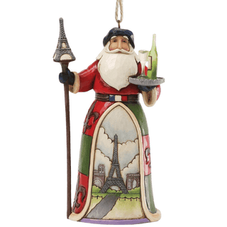 French Santa Ornament