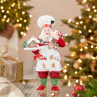 Fabriche Gingerbread Chef Santa