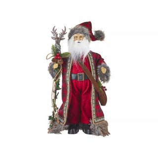 Santa w/Reindeer Staff