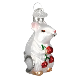 White Mouse Ornament