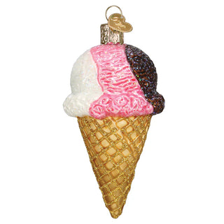 Neapolitan Ice Cream Cone
