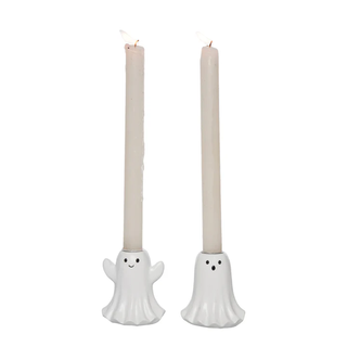 Ghost Candle Holder 2 Asst