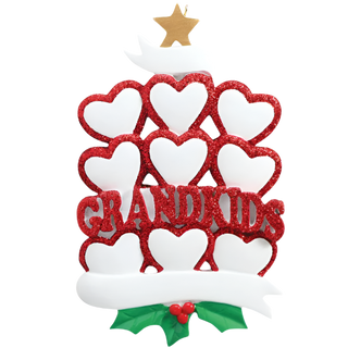 9 Grandkids Heart