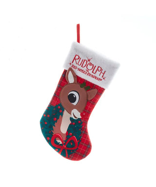 Rudolph Head Stocking