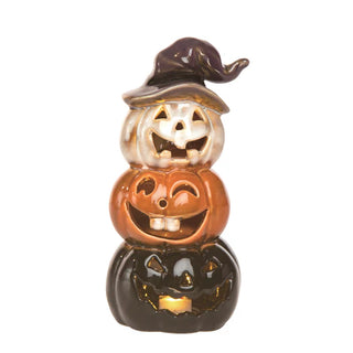 Stacked Lite Up Jack O Lantern