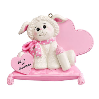 Baby 1st Lamb pink