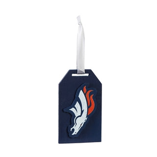 Broncos Gift Tag Orn