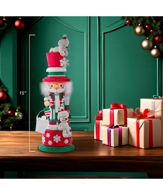 15" Hollywood Frosty Frolic Nutcracker