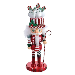 10" Hollywood Nutcrackers™ Candy and Cake Hat Nutcrackers