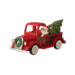 Jim Shore Highland Glen Santa Truck Figurine