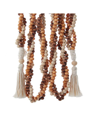 6' Natural Bead Garland