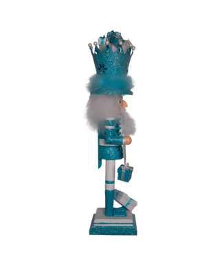 Hollywood Blue Gift Box Soldier Nutcracker