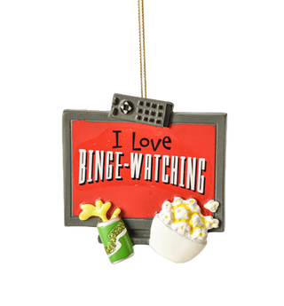 Binge Watching Ornament