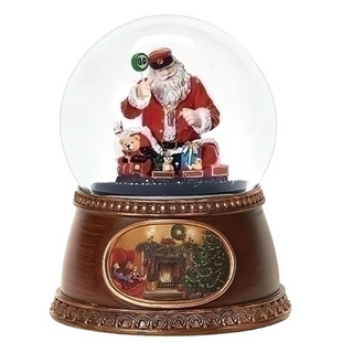 Conductor Santa Snowglobe