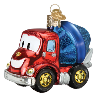 Cheerful Cement Truck Ornament