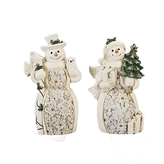 Poinsettia Snowman 2A
