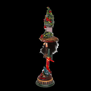 19.5" Hollywood Nutcrackers™ Cardinal In Tree Hat Nutcracker