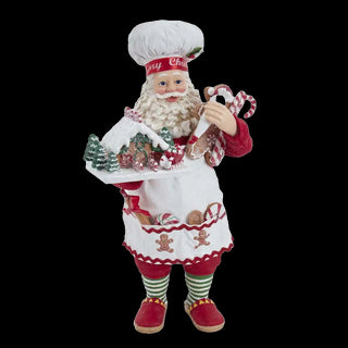 Fabriche Gingerbread Chef Santa