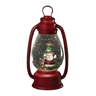 Rudolph and Santa Lantern Shimmer