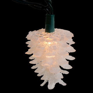 10/L Clear Pinecone Light Set