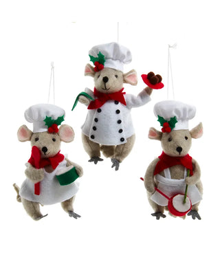 Felt Mouse Chef Orn 3A