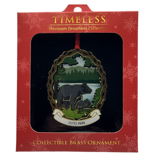 Black Bear and Cub Ornament