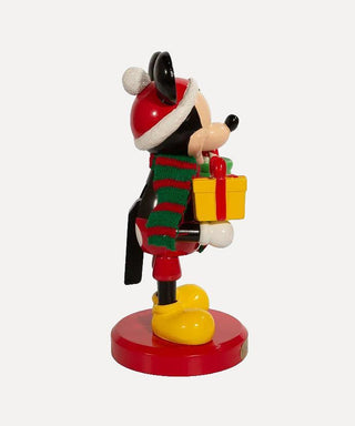 10" Disney© Mickey Mouse With Present Nutcracker