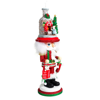 Christmas Fireplace Nutcracker