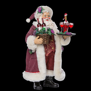 11.5" Fabriché™ Wine Holding Santa