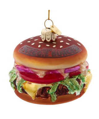 Noble Gems™ Glass Veggie Burger Ornament