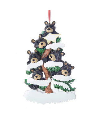 6 Bear Family on Tree