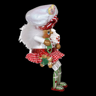 Baker Girl Shelf Sitter Nutcracker