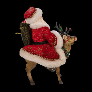 Fabriche Santa on Reindeer