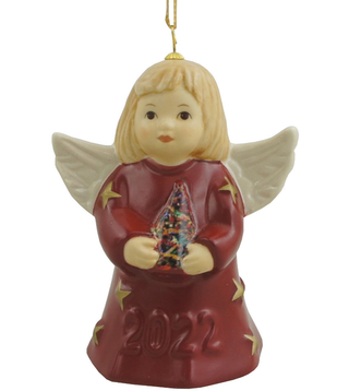 2022 Colored Goebel Angel Bell Orn