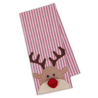 Reindeer Embellished Towel