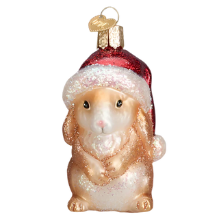 Standing Christmas Bunny Ornament