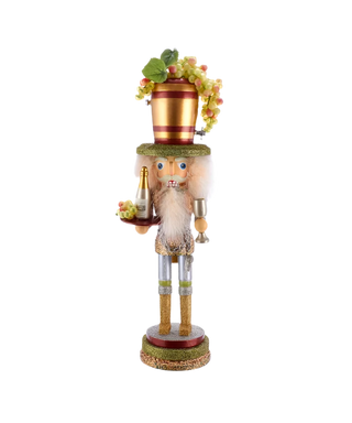 19.5" Hollywood Nutcrackers™ Wine Hat Nutcracker