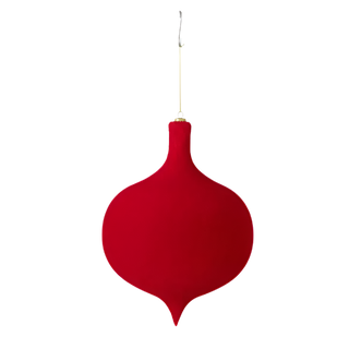 Red Velvet Onion Drop Ornament