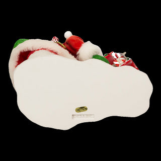 10.5 Inch Fabriche Santa With Mailbox