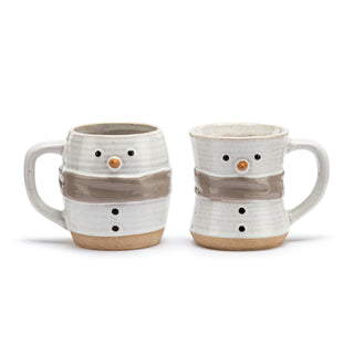 Snow Day Snowmen Mugs - Set of 2