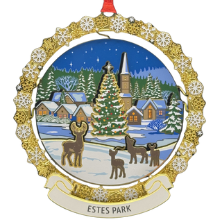 Peaceful Village Ornament