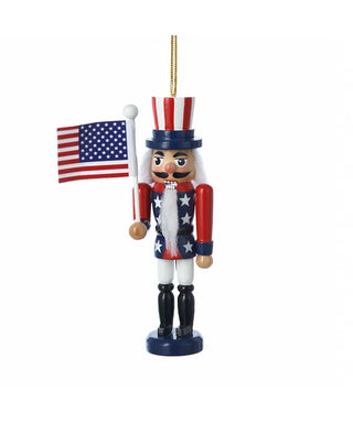 American Flag Nutcracker Orn