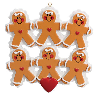 6 Gingerbread Family