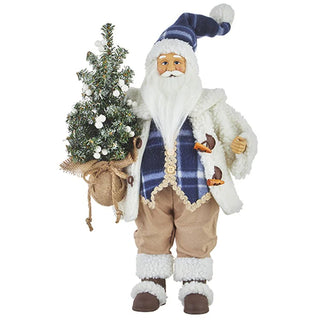 Cozy Plaid Santa