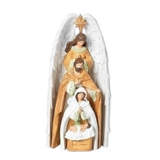 Nesting Nativity Mistletoe 4 Piece