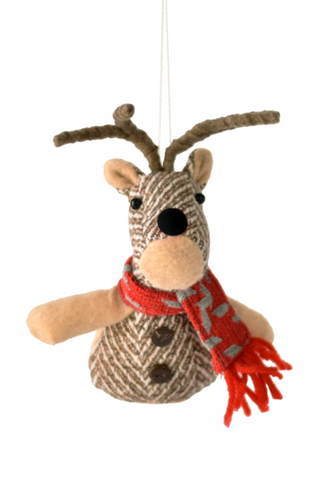 Cute Plush Reindeer Orn