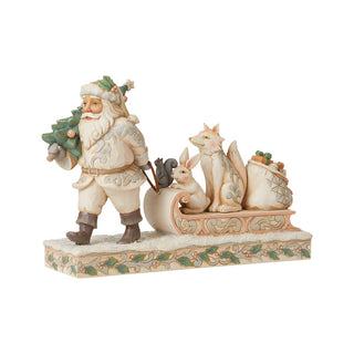 Woodland Santa/Animals on Sled