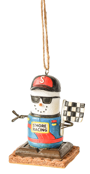 Smores Race Car Driver Orn