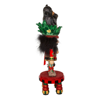 Black Bear Hat Nutcracker