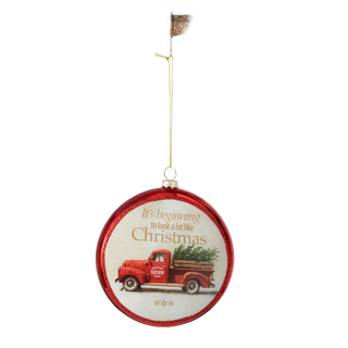 Gygi Christmas Truck Disc Orn